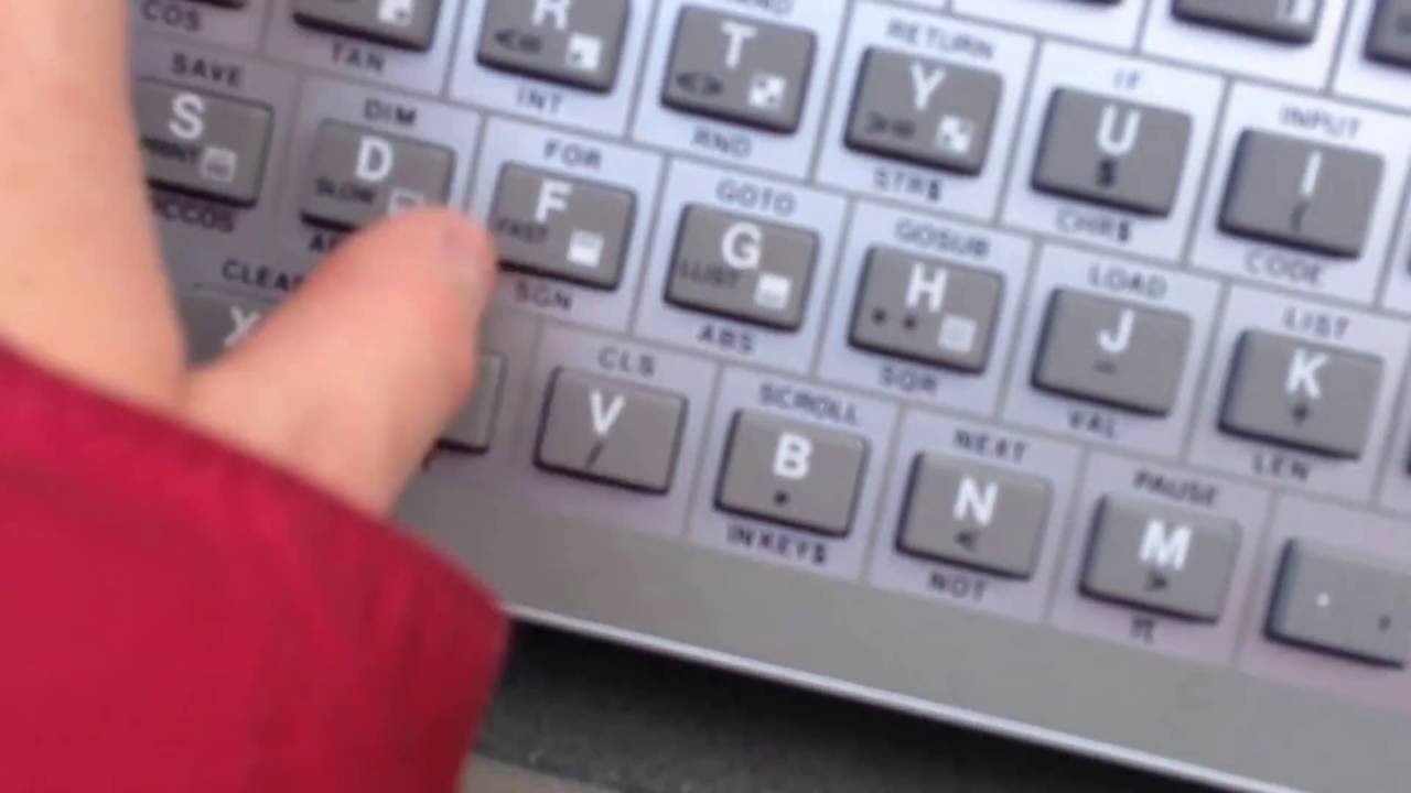 A Timex Sinclair  1500 computer from 1983