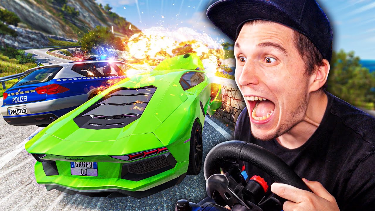 Lamborghini geklaut! Deutsche Polizei eskaliert | BeamNG