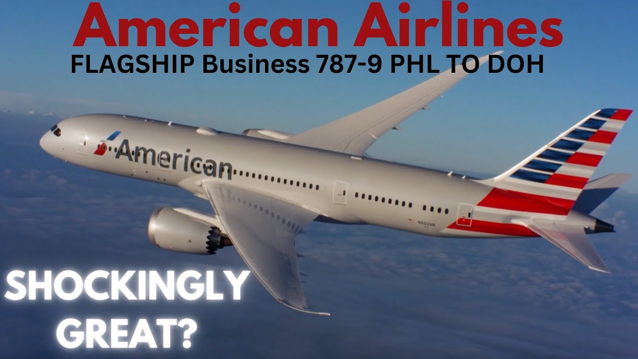 Удивительно ВЕЛИКОЛЕПНЫЙ бизнес-класс на самолете Boeing 787-9 авиакомпании American Airlines из ...