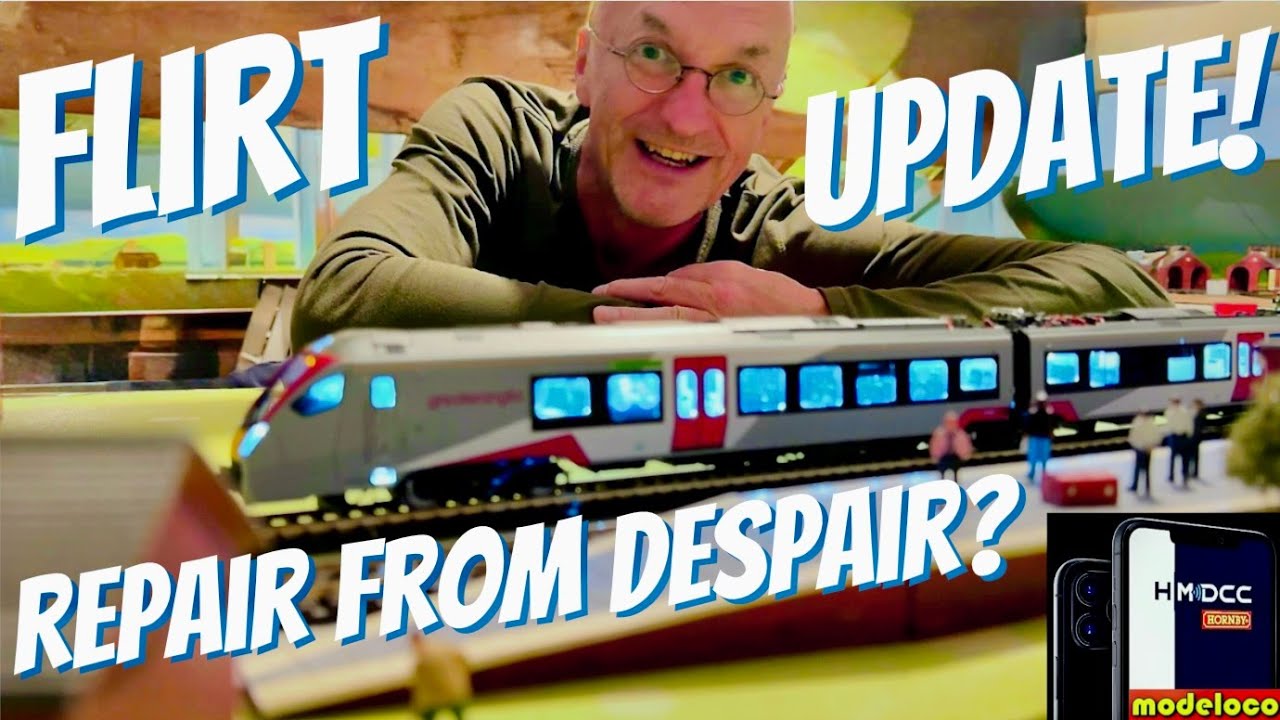 HORNBY FLIRT Repair Replacement Test Results? HM7000 App Consisting In HMDCC & DCC | ml75