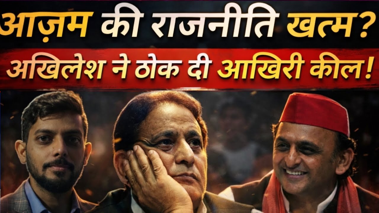 Azam Khan Politics Game Over? Akhilesh Yadav का बड़ा फैसला! UP Politics Big Twist । SP । BSP