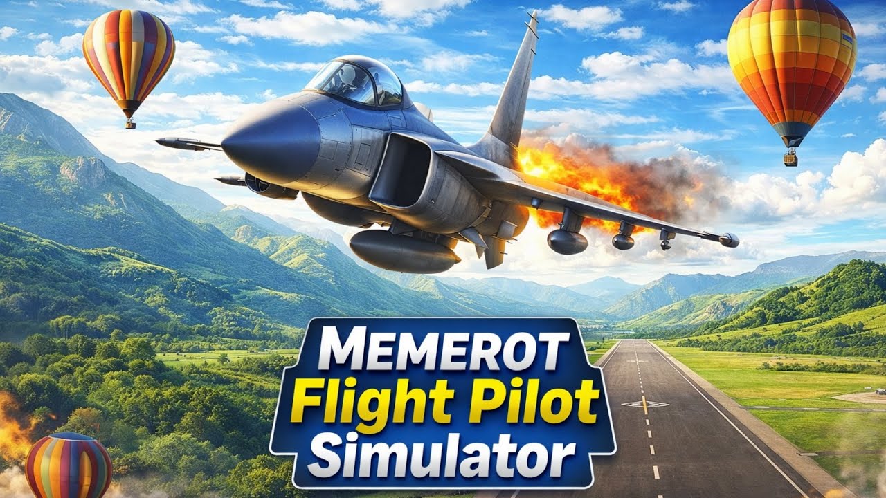 Memerot Flight Pilot Simulator 🔥 Realistic Plane Landing Gameplay | Android Flight Simulator 😱