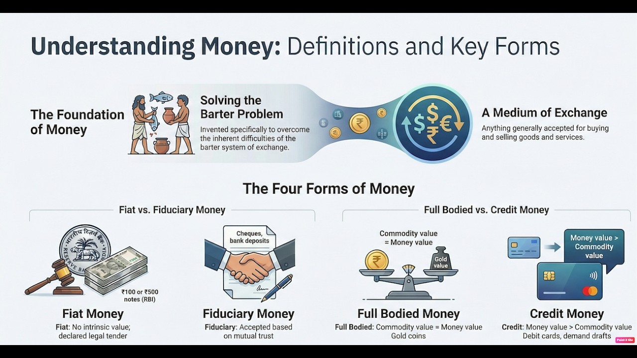 Money & Its forms.