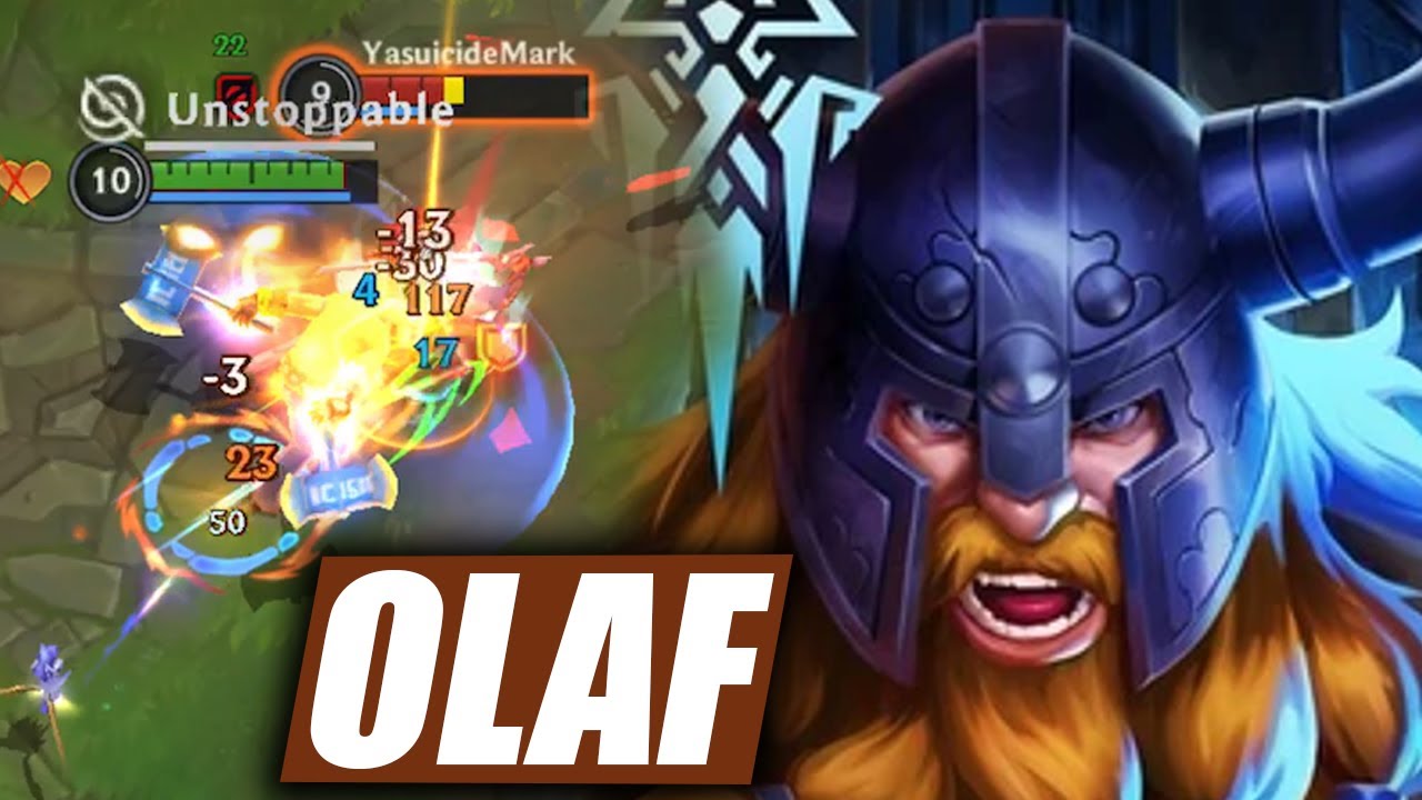 Wild Rift Olaf Jungle is OP!! Hard Carry Gameplay