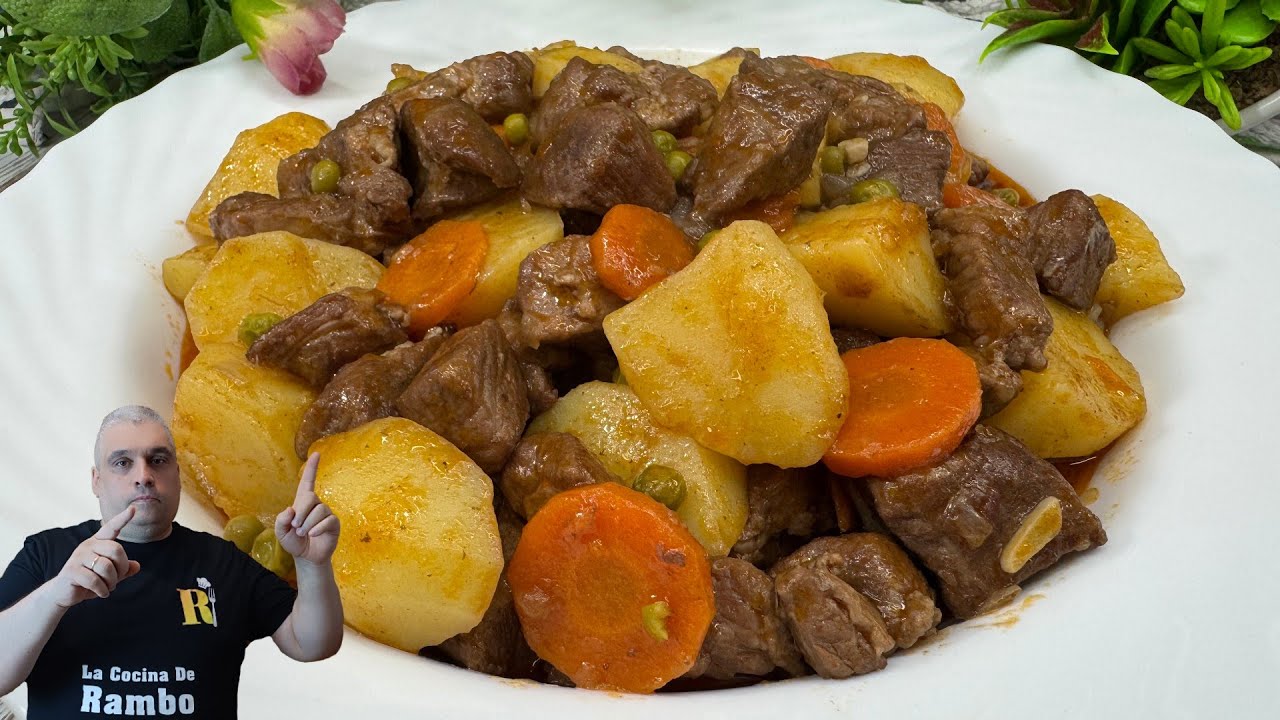 ¡Nunca probé un ESTOFADO tan delicioso! La carne se deshace como mantequilla. 🤩 RECETA de Guiso