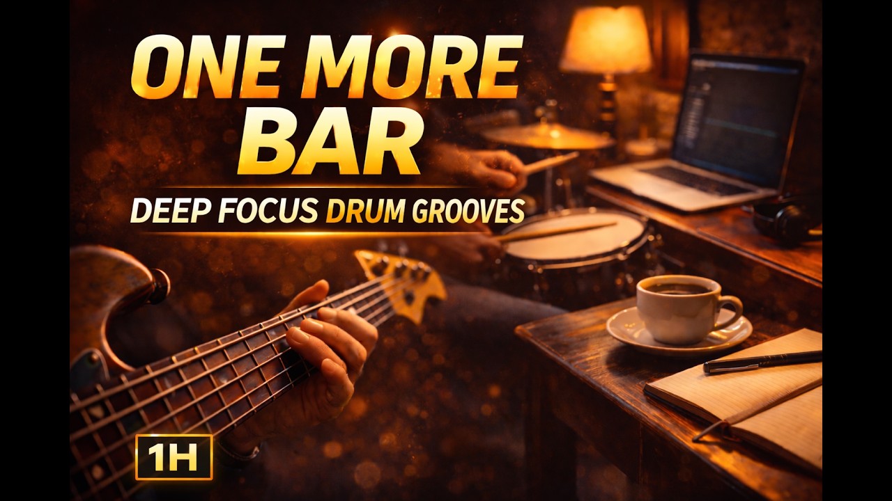 ONE MORE BAR — Pocket Drum Mix (Instrumental) | 1H Compilation