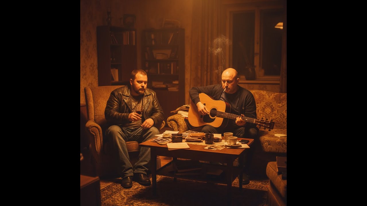 Мы сидим с тобой вдвоём