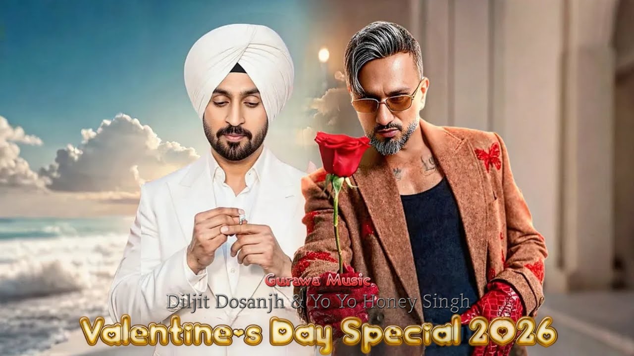 Valentine’s Day 2026 Special 💖 | Diljit Dosanjh × Yo Yo Honey Singh | Romantic Punjabi Song