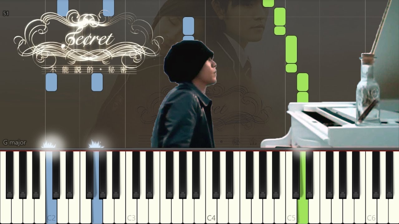 周杰倫 Jay Chou - 不能說的秘密 Secret (Piano Tutorial by Javin Tham)