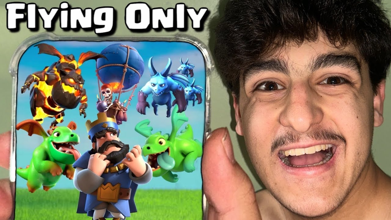 Прохождение Clash Royale только с использованием летающих войск (НОВЫЙ РЕКОРД)