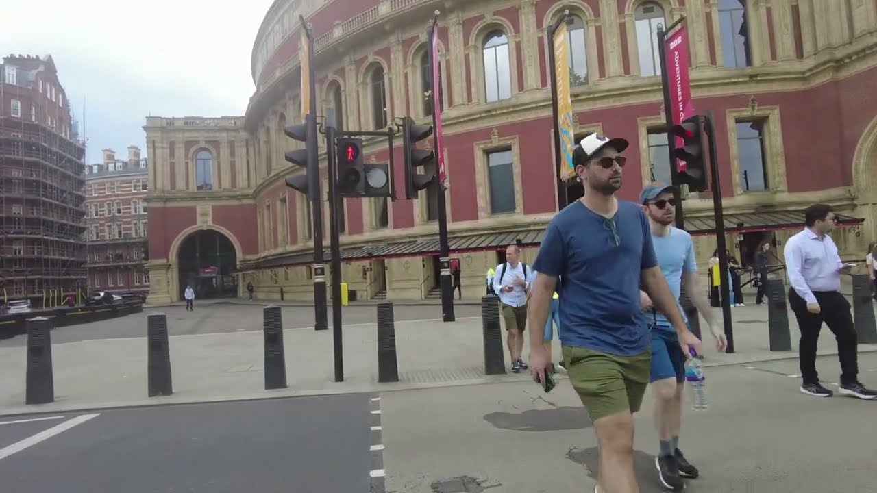 4K] Hyde park | Royal Albert hall | Prince's gardens | London Walking Tour