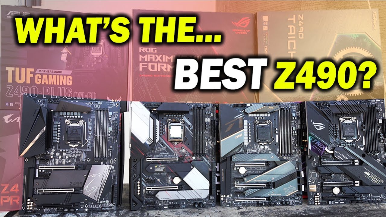 Z490 Motherboard Comparison (9 Way Review) - Which is BEST for the MONEY?