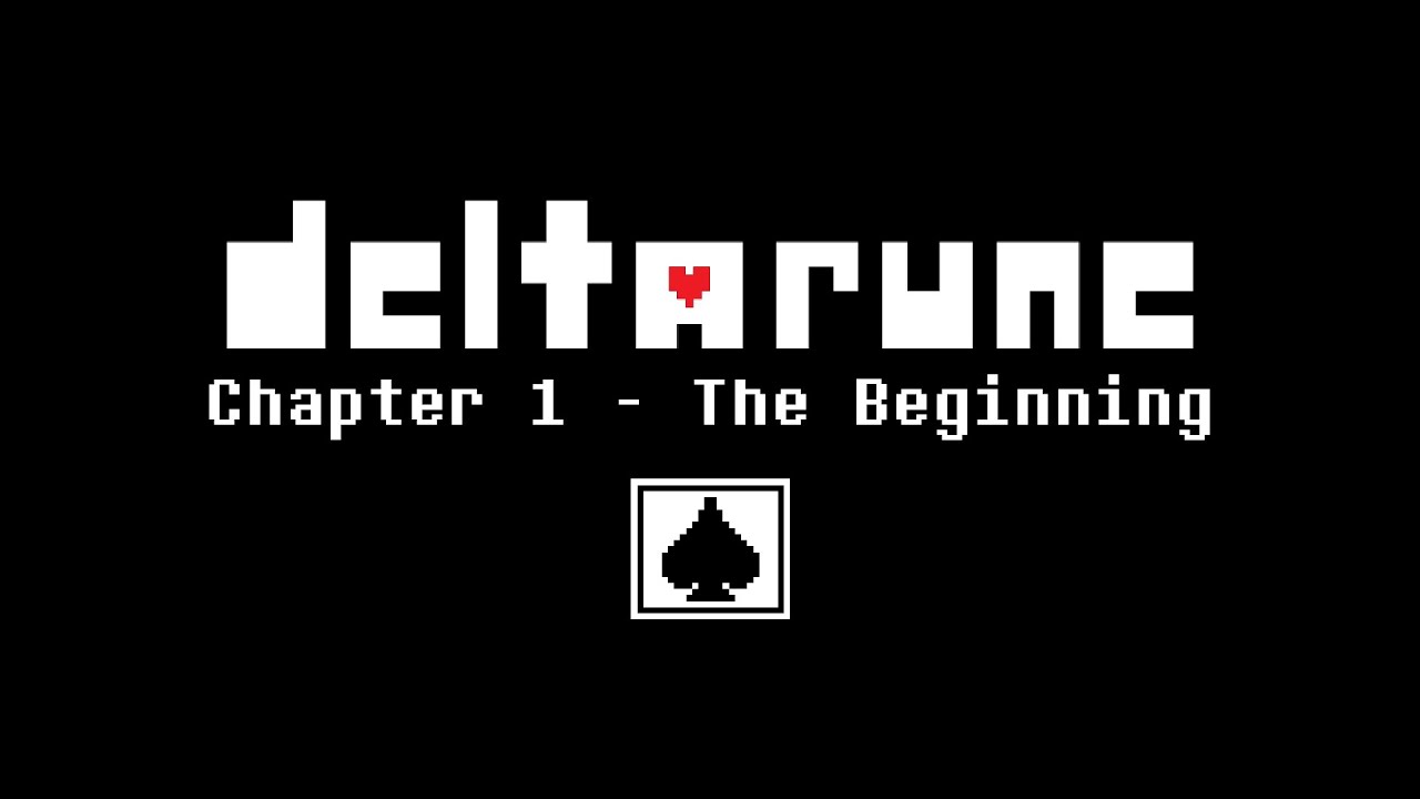 DELTARUNE Chapter 1 - The Beginning - Gameplay - No Commentary