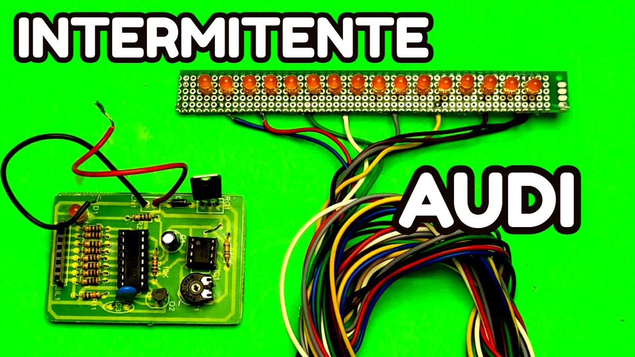 🔴  CÓMO hacer intermitente SECUENCIAL estilo AUDI /HOW to make AUDI style indicator