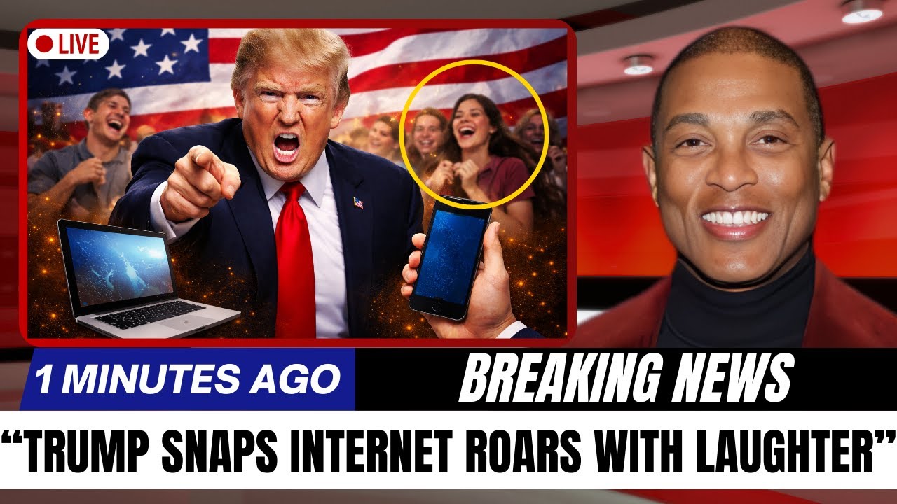 The internet erupted in laughter at this, and Trump just snapped