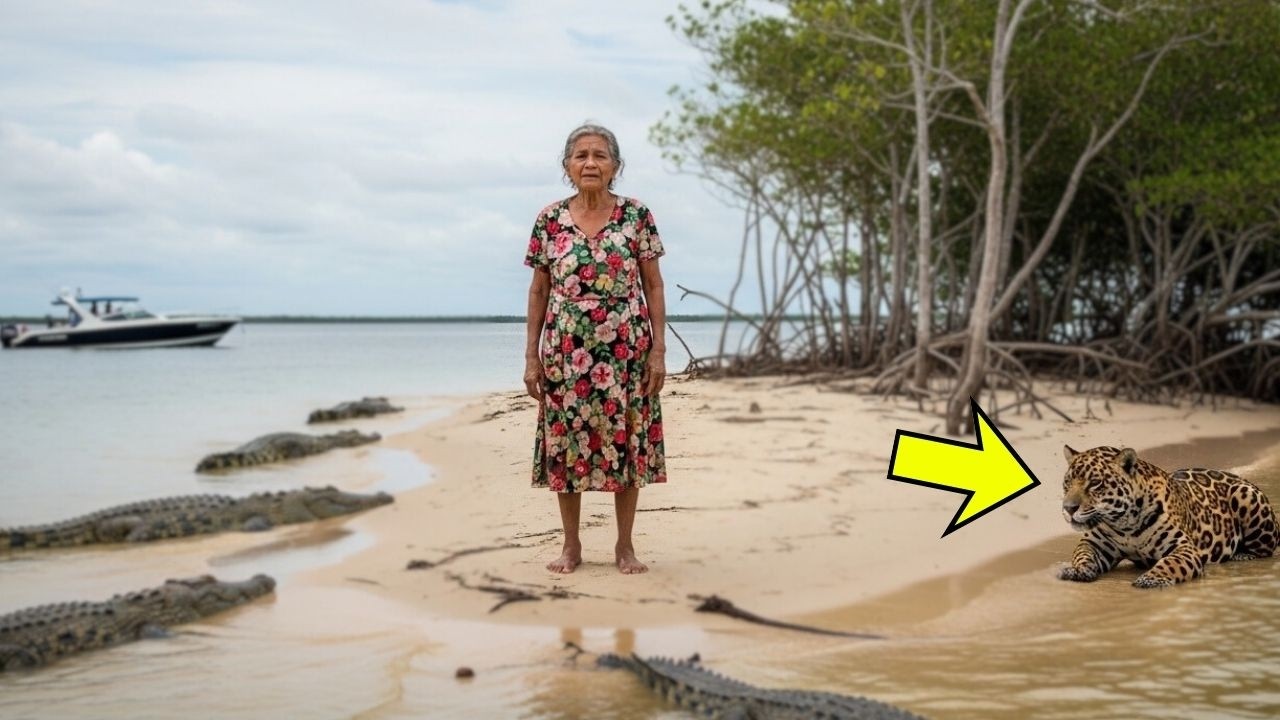 HOMEM MILIONÁRIO abandona IDOSA em ILHA DESERTA, mas a ONÇA-PINTADA aparece e…