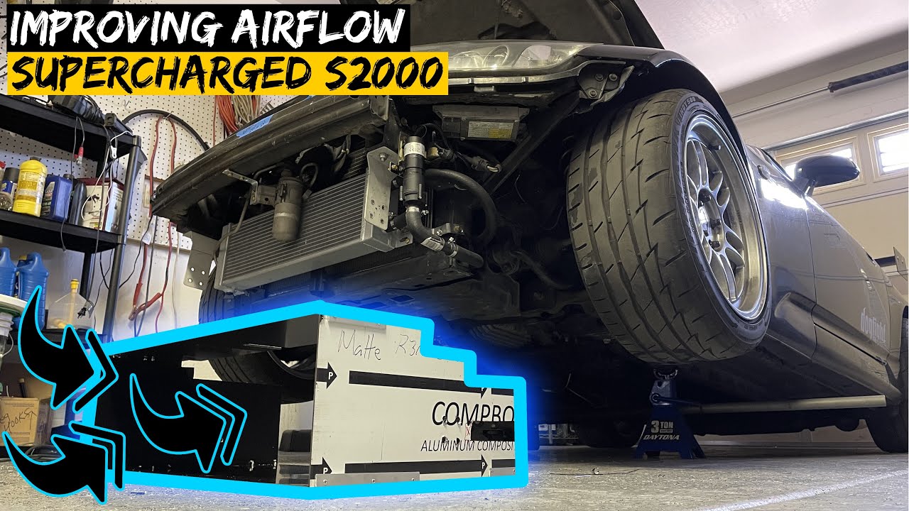 The Supercharged S2000 Gets Some Custom Ducting!