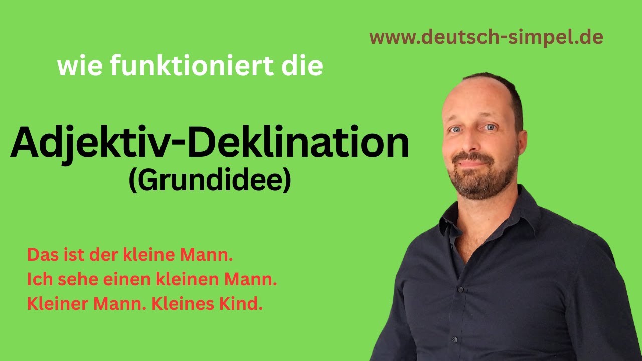 Adjektiv-Deklination (die Grundidee, basics)