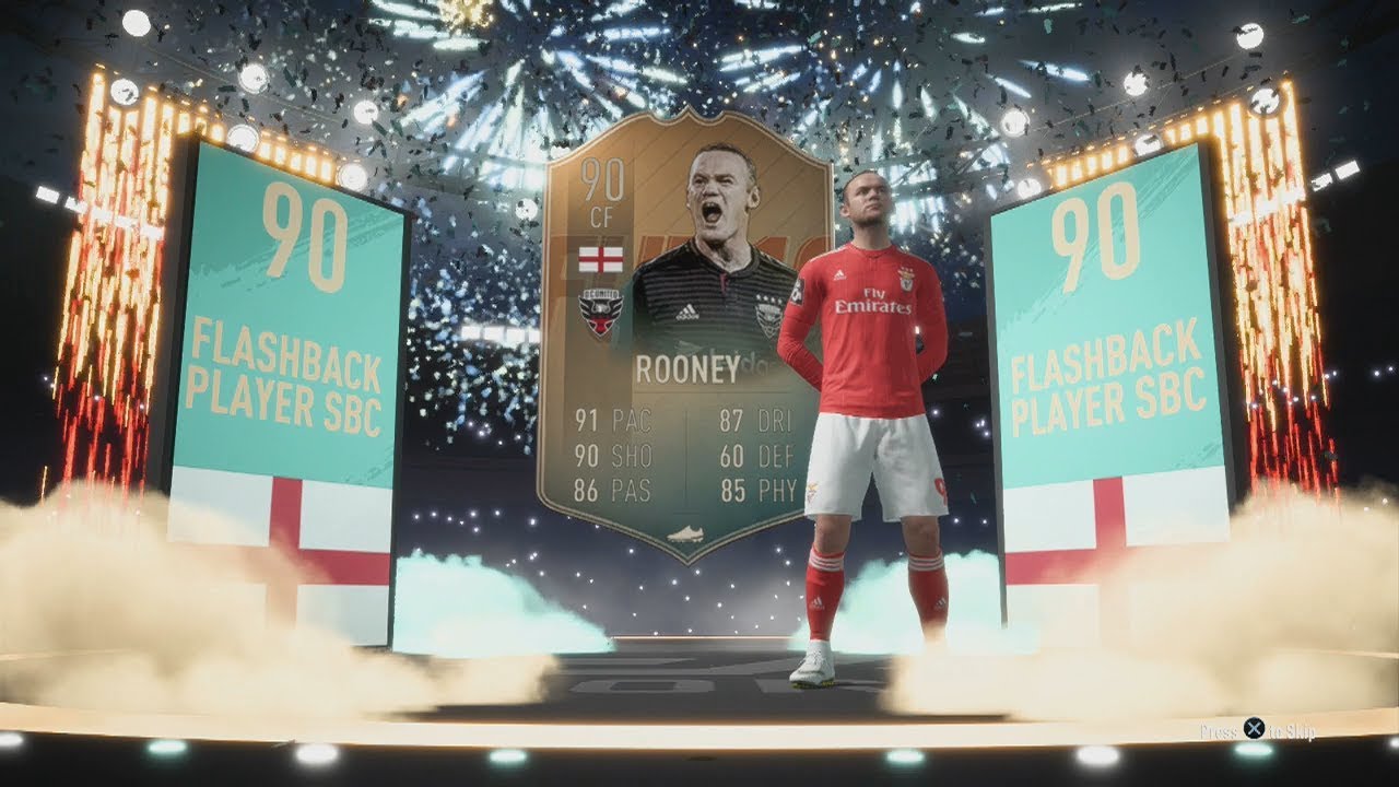 FIFA19| OMG!90 FLASHBACK  WAYNE ROONEY PLAYER REVIEW+CHEAPEST SOLUTION! IS HE WORTH 300,000 COINS?