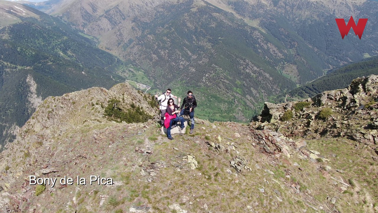 Pico del Carroi , Pic d'Enclar, Bony de la Pica desde Sispony (senderismo en Andorra)