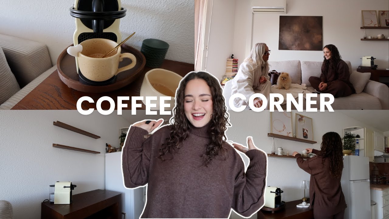 COFFEE CORNER MAKEOVER | new apartment updates