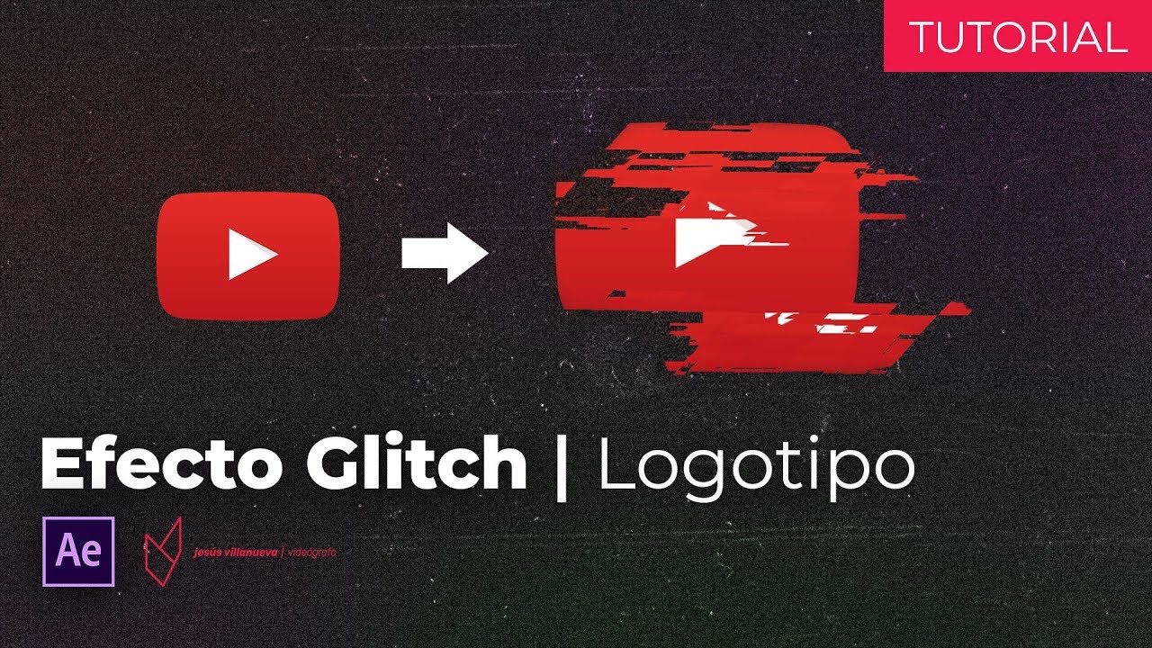 ¡Cómo hacer EFECTO GLITCH en logotipos! || Tutorial - After Effects