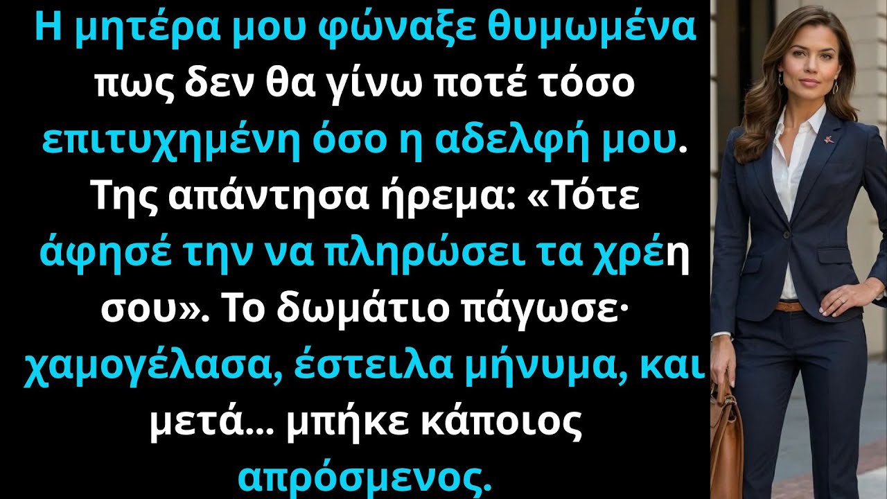 Η μητέρα μου είπε πως δεν θα φτάσω ποτέ την αδελφή μου, κι έτσι στάθηκα δυνατή.