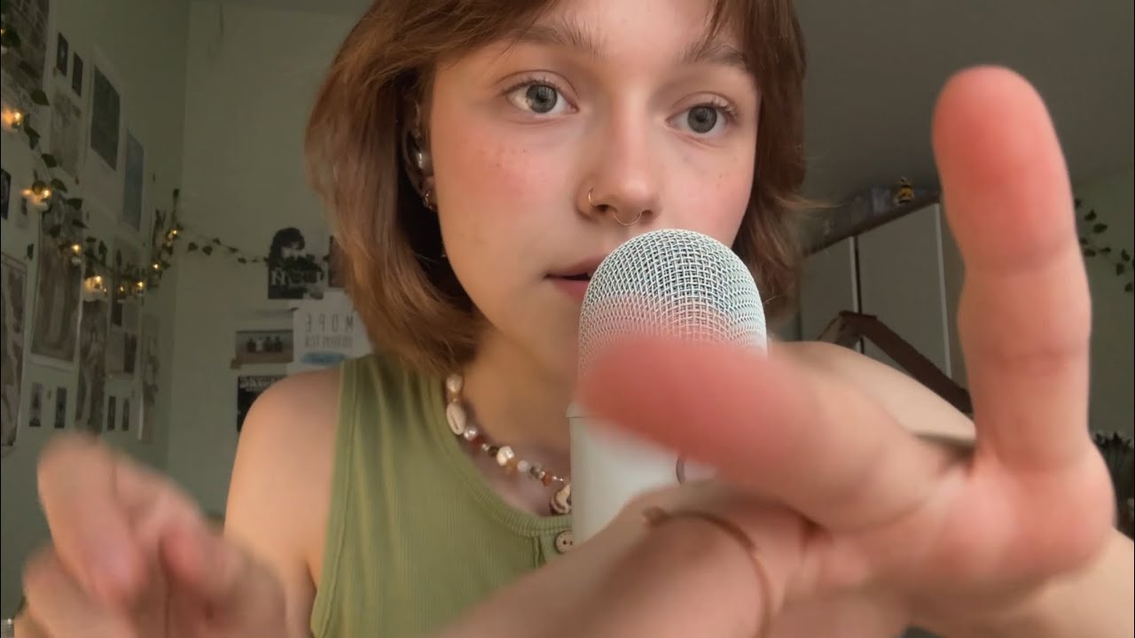 ASMR for sleep ~ mouth sounds // visual triggers // tapping (tingles!!) ˙✧˖°🤲🏻 ༘ ⋆｡˚