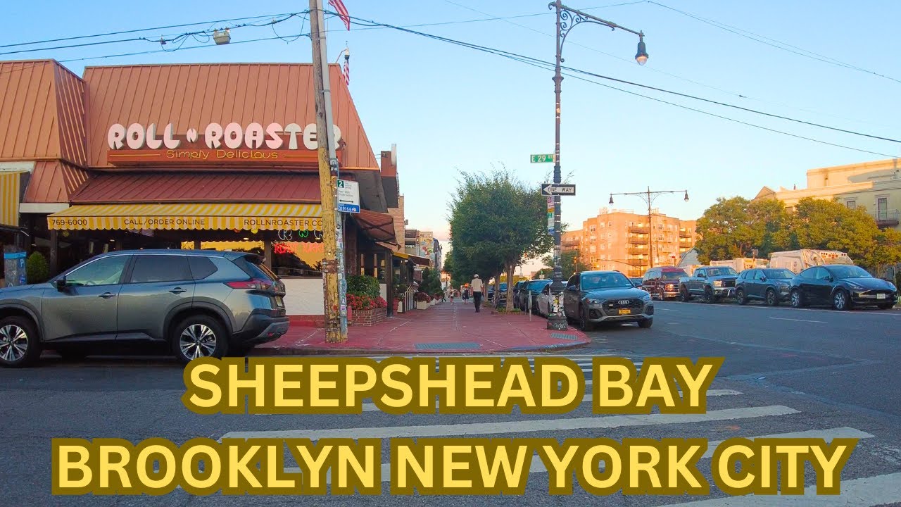 Life in Sheepshead Bay Brooklyn. Summer 2024 New York City Walking Tour 4K