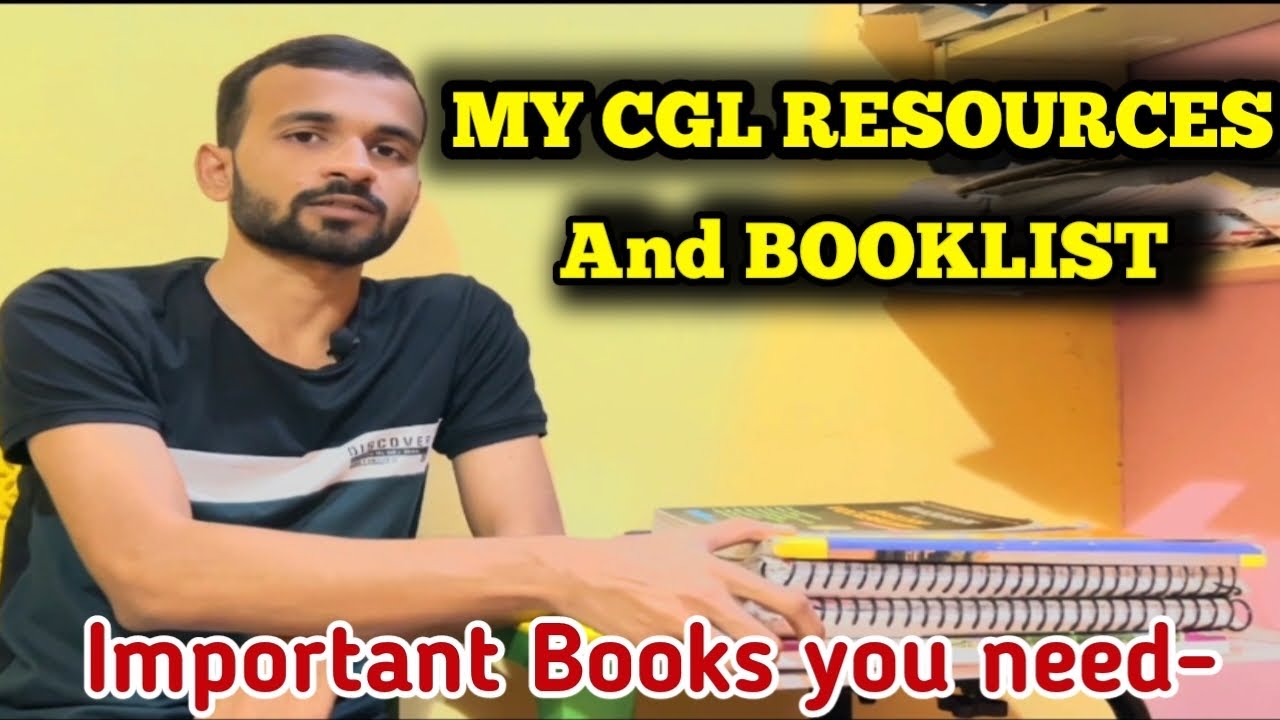 Books and Resources I follow for my SSC CGL Preparation || Important books for SSC