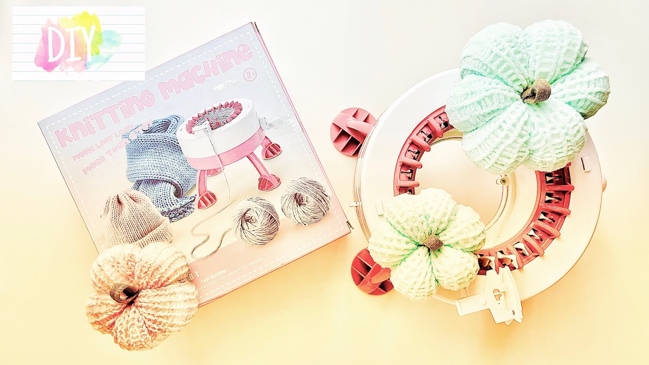 💥 ¿MERECE LA PENA ESTA MAQUINA? ¡PUESTA EN MARCHA DE LA KNITTING MACHINE! DIY CALABAZAS 🎃