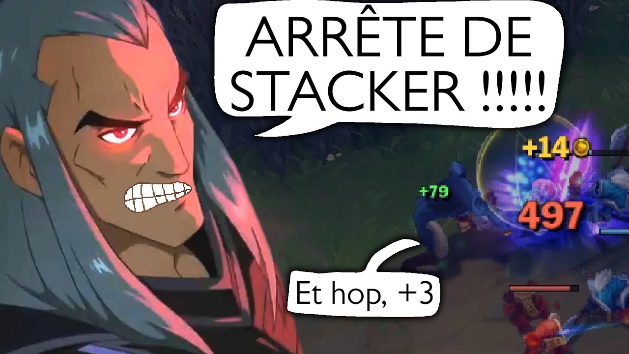 Range top essaye désespérément de m'empêcher de stacker (en vain)