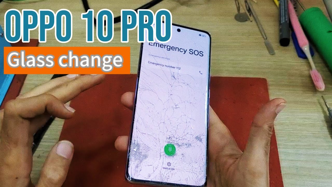 Oppo Reno 10 pro  broken display glass change. All models mobile repair. #edge #mobile