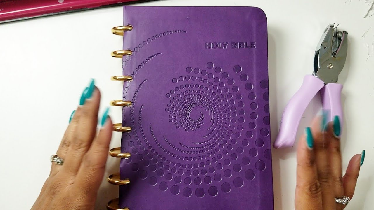 I Put My Bible on Happy Planner Discs for Bible Journaling and Faith Planning