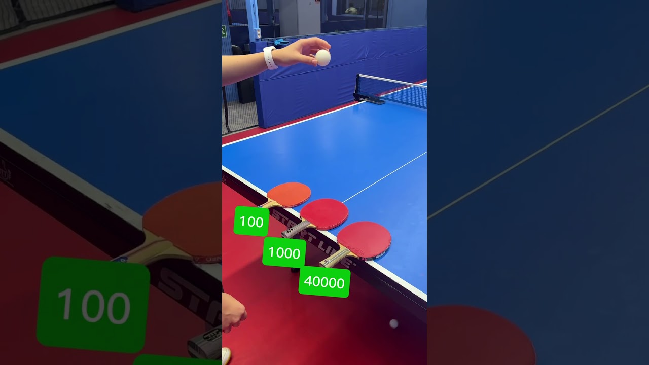 Отличие ракеток за 100 рублей и за 40000. #tabletennis #pingpong