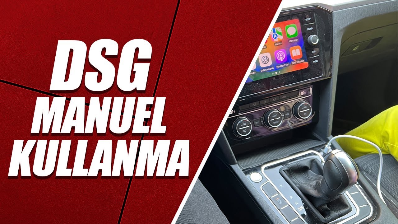 DSG MANUEL KULLANMA (OTOMATİK ARAÇ NASIL MANUEL KULLANILIR?)