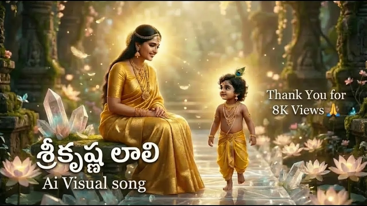 Shri Krishna Lullaby: AI Visuals Enhance Divine Melody