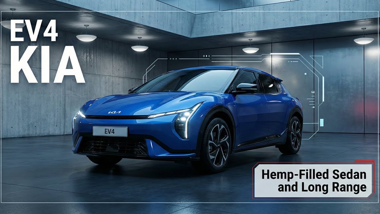 The New KIA EV4 Has an Interior Made From Hemp & Cotton ?!? [Full Specs] [4K]