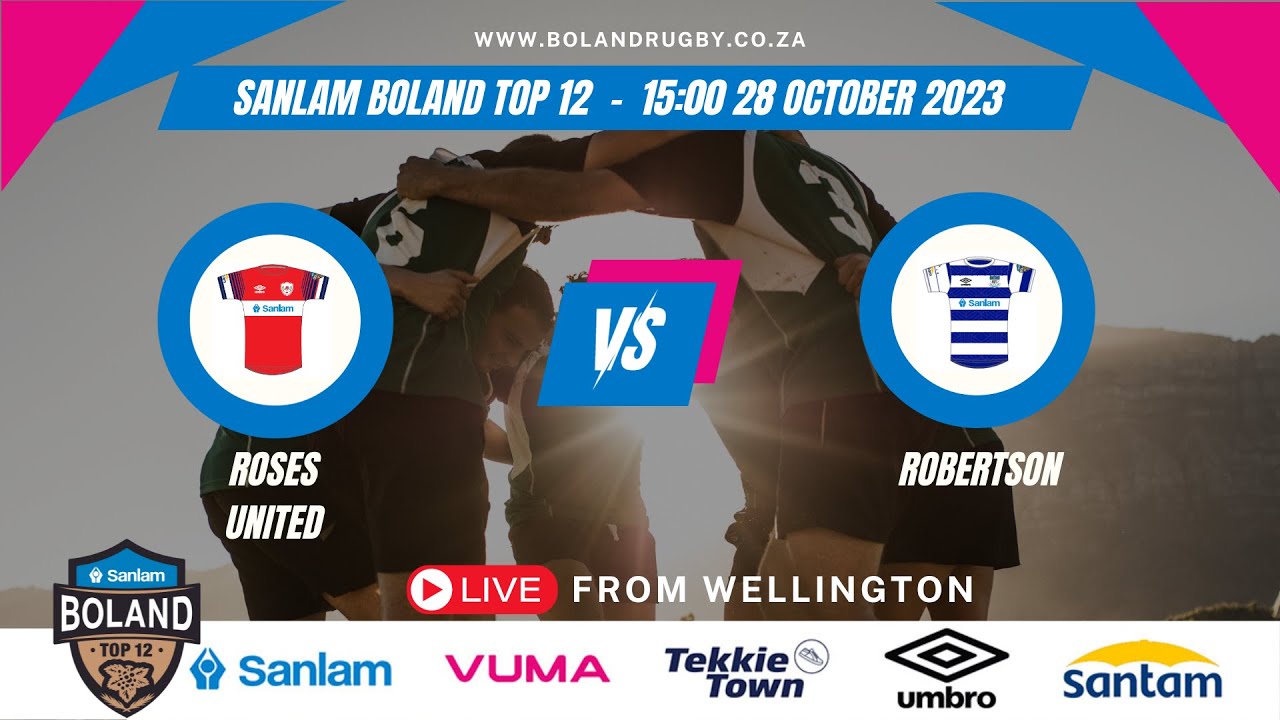 Highlights Roses united vs Robertson Town | Sanlam Boland Top 12