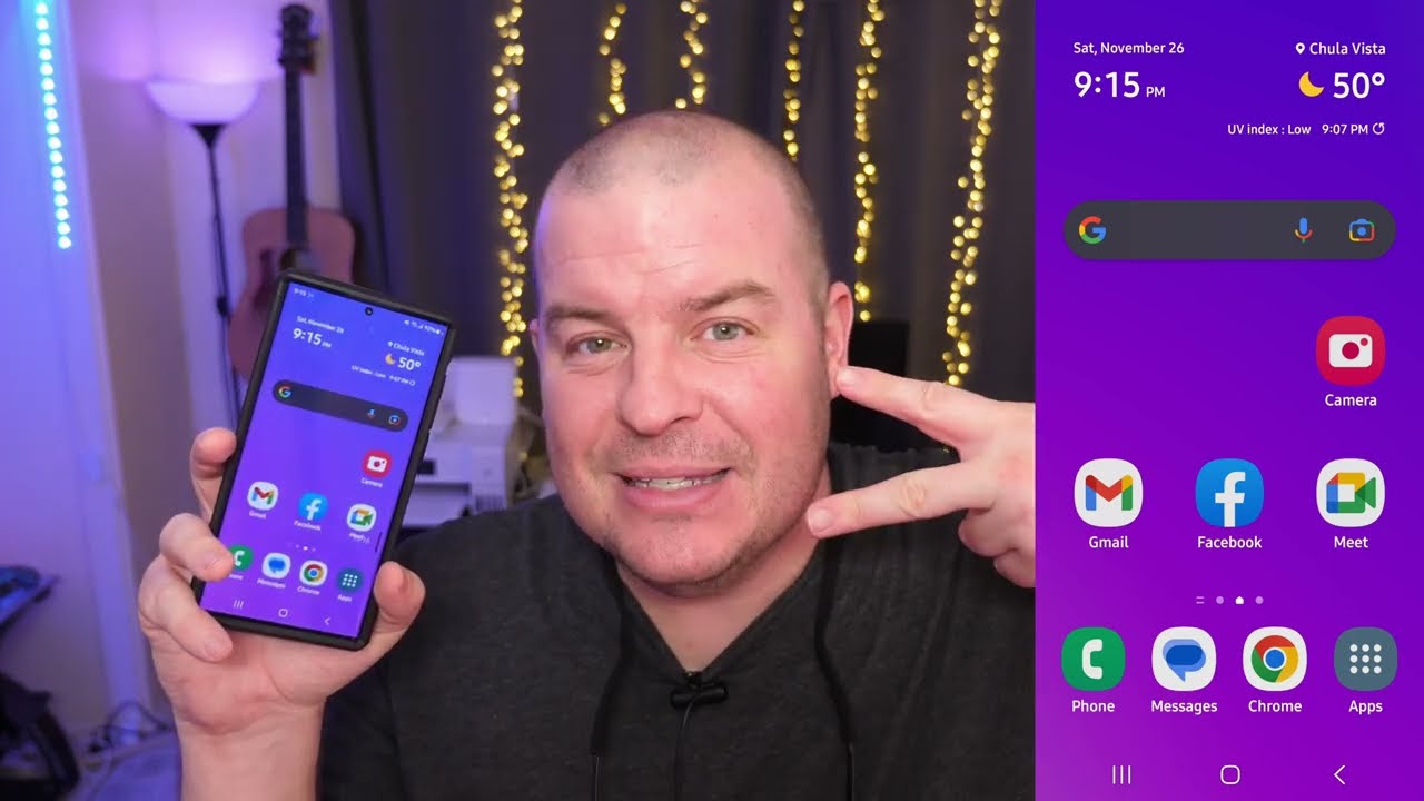Настройка Samsung Galaxy для пожилых людей, членов семьи и друзей