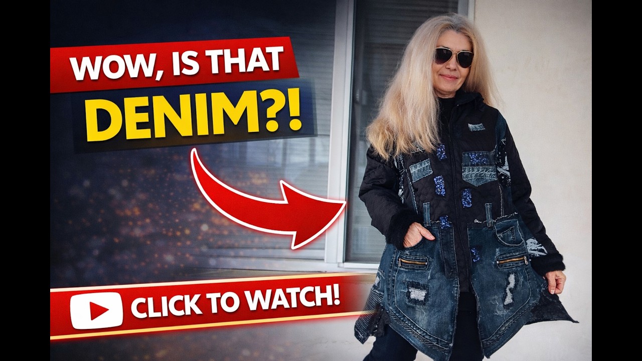 Sew This Thrift Flip | Wow! From Plain Jacket to Patchwork Boho Beauty#sewingtutorial #fashion