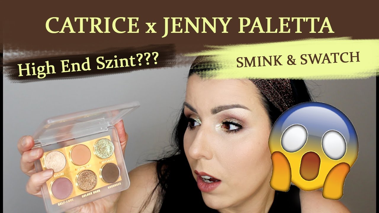 A legjobb CATRICE PALETTA? CATRICE X JENNY // Smink, Swatch // Leteszteltem!