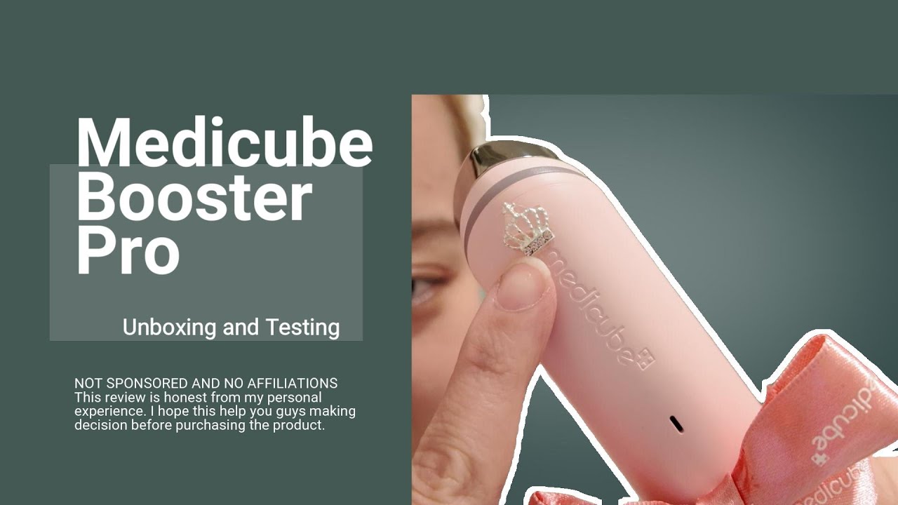 Medicube Age R Booster Pro Device Unboxing and Testing #medicube #skincare #unboxingvideo