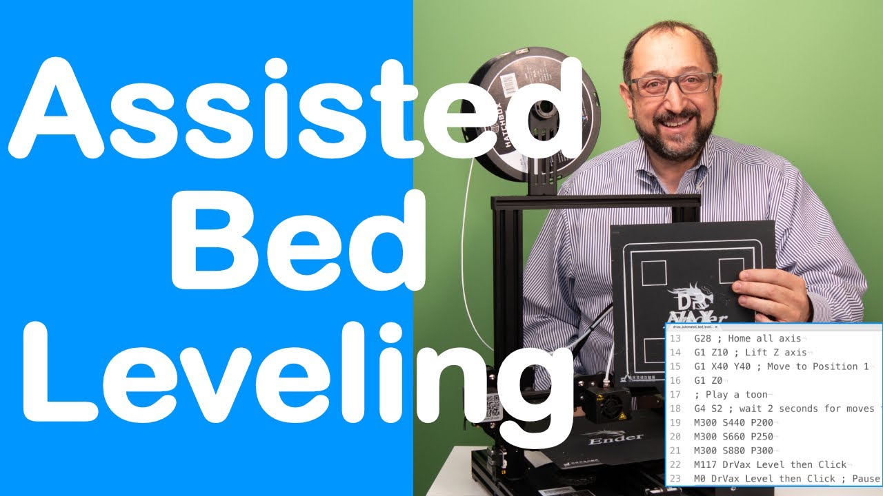 How To Add Assisted Bed Leveling to a 3d Printer