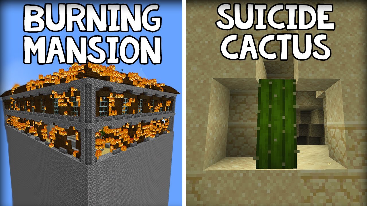10 Bizarre Minecraft Seeds!