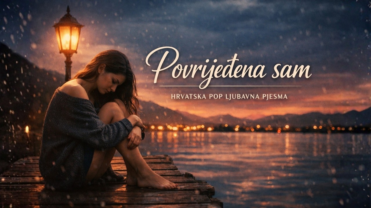 Povrijeđena sam | Hrvatska Pop Ljubavna Pjesma (Official Lyrics Video)