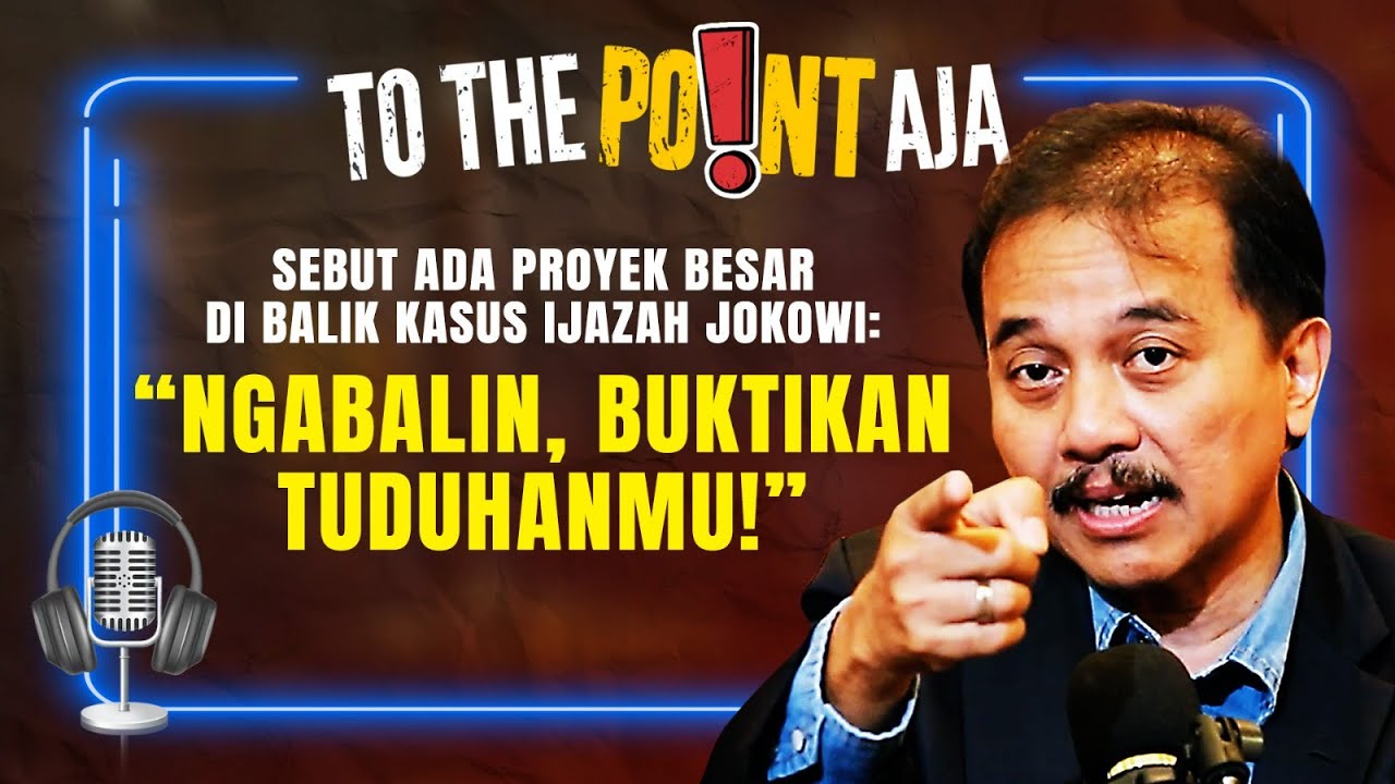 Roy Suryo Buka-bukaan soal Ijazah Jokowi Proyek Besar | To The Point Aja | 29/05