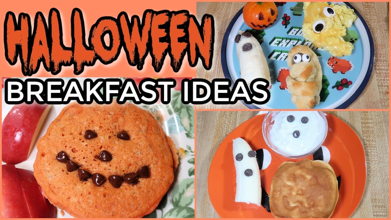 3 EASY HALLOWEEN BREAKFAST IDEAS | What's For Breakfast? | Halloween Food