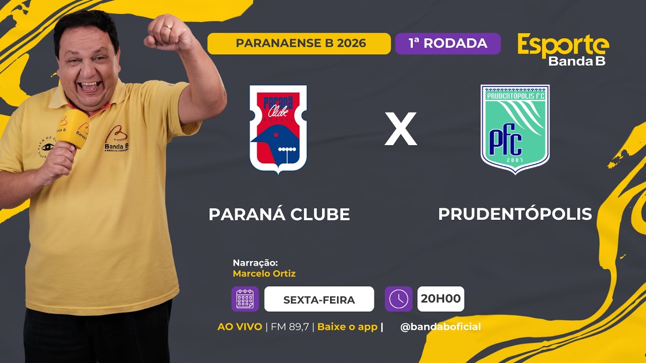 🛑#AOVIVO - PRÉ JOGO PARANÁ x PRUDENTÓPOLIS - BALANÇO ESPORTIVO (26/02)
