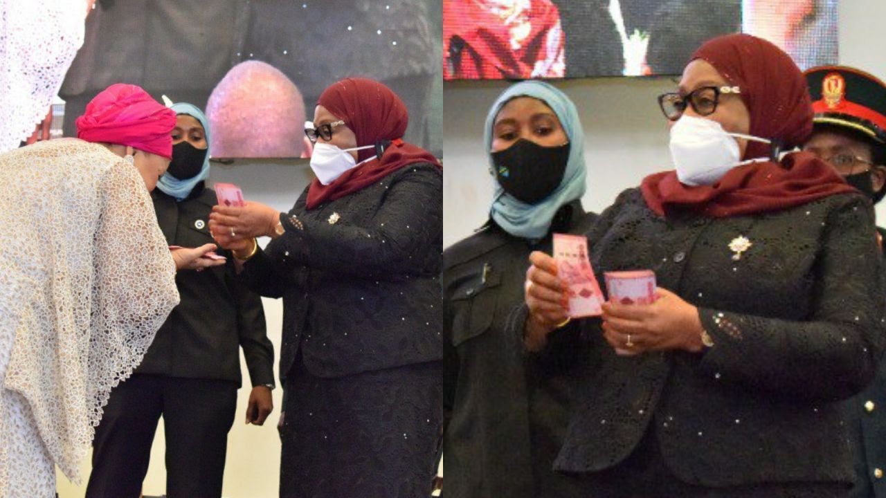 RAIS SAMIA ASHINDWA JIZUIA, AKOSHWA NA TAARAB AMPA MWIMBAJI PESA